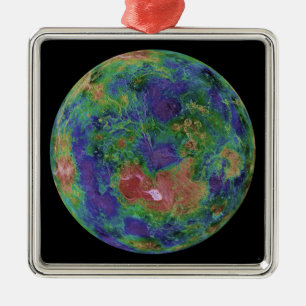 Ornement Carré Argenté Vénus a porté sur le Pôle Nord