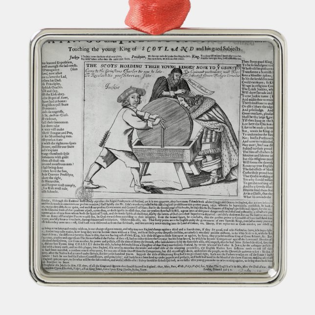 Ornement Carré Argenté Vieilles énonciations et prévisions (Devant)