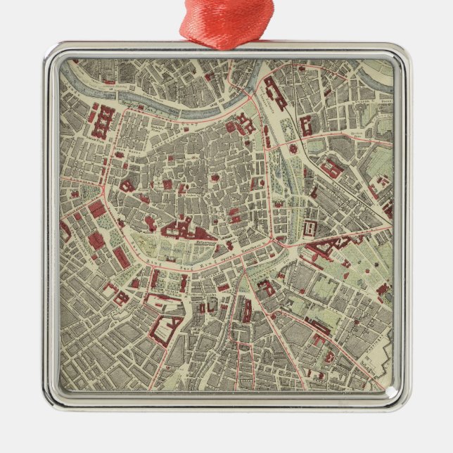 Ornement Carré Argenté Vienne (Devant)