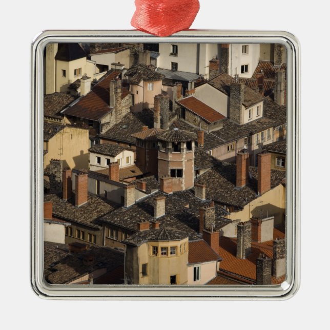 Ornement Carré Argenté Vieux Lyon Old Lyon), France (Devant)