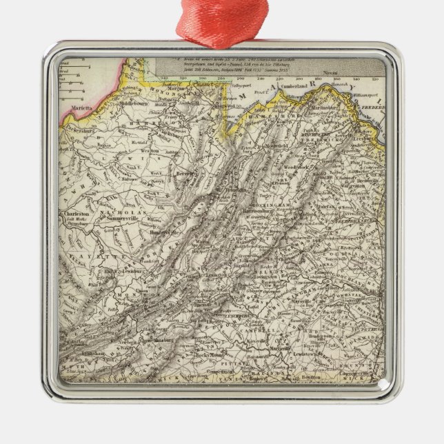 Ornement Carré Argenté Virginie 6 (Devant)