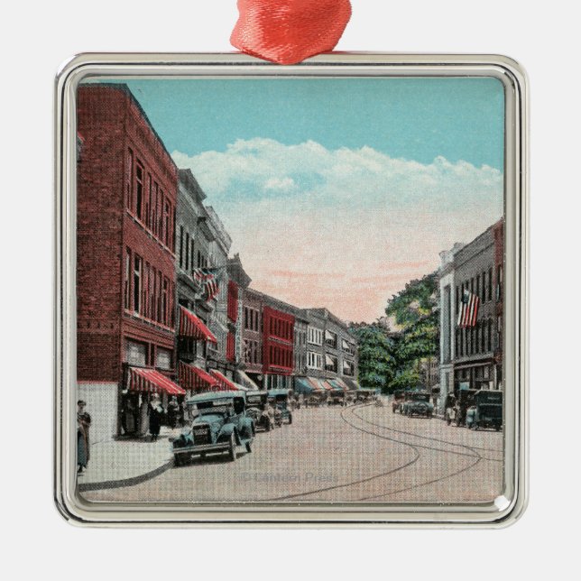 Ornement Carré Argenté Vue du sud de rue de Margaret (Devant)