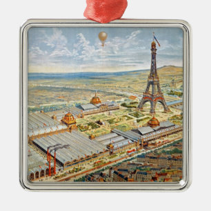Ornement Carré Argenté Vue générale de l'exposition universelle