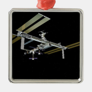 Ornement Carré Argenté Vue générée par ordinateur 21