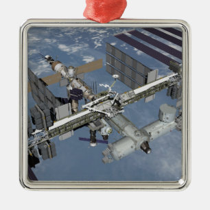 Ornement Carré Argenté Vue générée par ordinateur 4