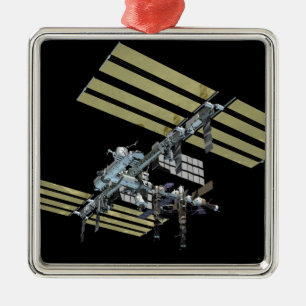 Ornement Carré Argenté Vue générée par ordinateur 9