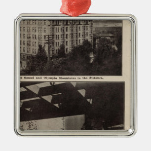 Ornement Carré Argenté Vues, Seattle