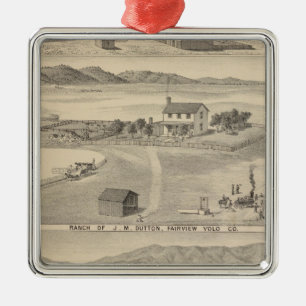 Ornement Carré Argenté Winters Dutton