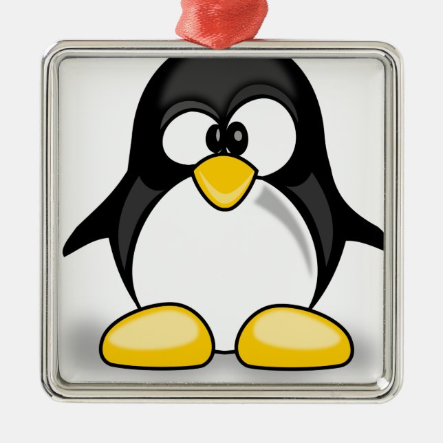 Ornement Carré Argenté Wobbly Pete (Devant)