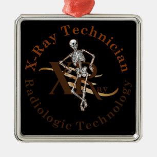 Ornement Carré Argenté X brun de cercle de technicien de rayon