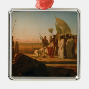 Ornement Carré Argenté Xerxes chez le Hellespont
