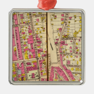 Ornement Carré Argenté Yonkers, New York 4