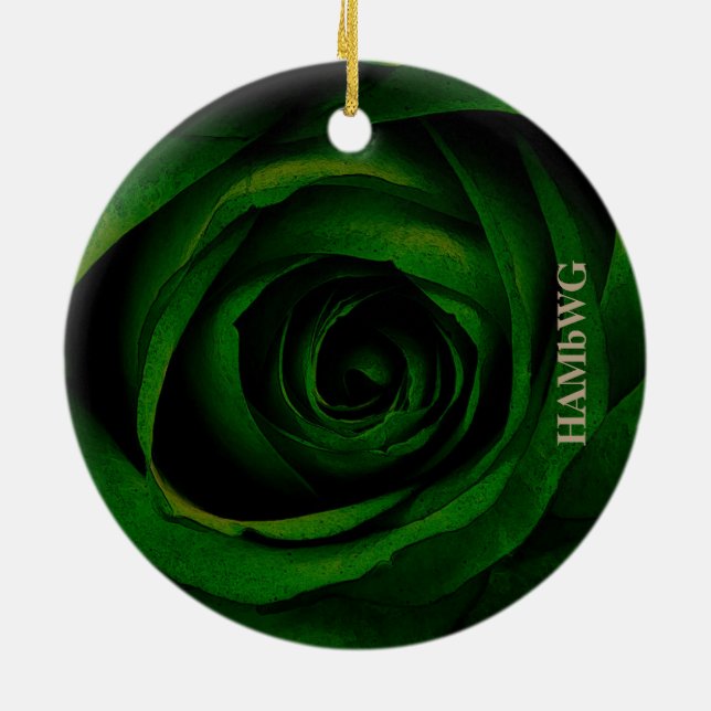 Ornement Carré HAMbyWG - Rose vert (Dos)