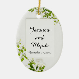 Ornement Céramique/Ovale "Se Souvenir de Vous" Cad