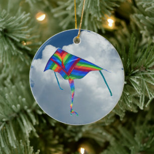 Ornement Cerf-Volant Coloré dans le Ciel