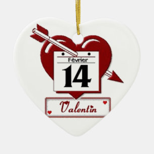 Ornement Cœur En Céramique 14 february : feast of love -