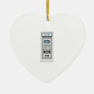 Ornement Cœur En Céramique Atmosphère
