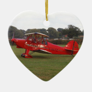 Ornement Cœur En Céramique Biplan de Hatz