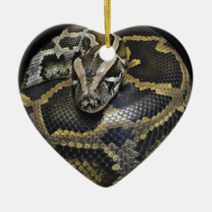 Ornement Cœur En Céramique Cadeaux et produits de conception de "python"