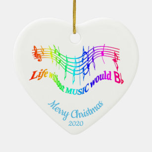 Citation Musique Ornements Decoration De Noel Holidays 21 Zazzle