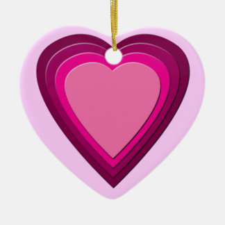 Ornement Cœur En Céramique Coeur 5