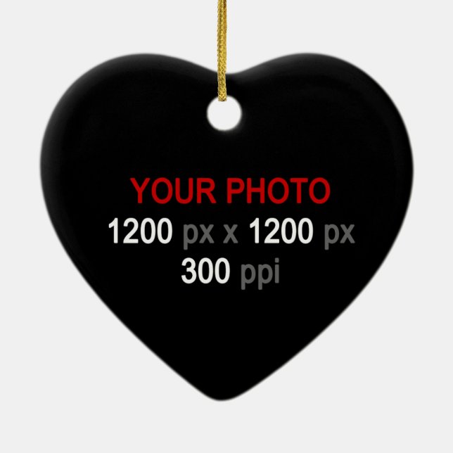 Ornement Cœur En Céramique Créations personnelles (Dos)