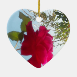 Ornement Cœur En Céramique Cute Retro Hakuna Matata Cadeau Bleu Rouge Vert SK