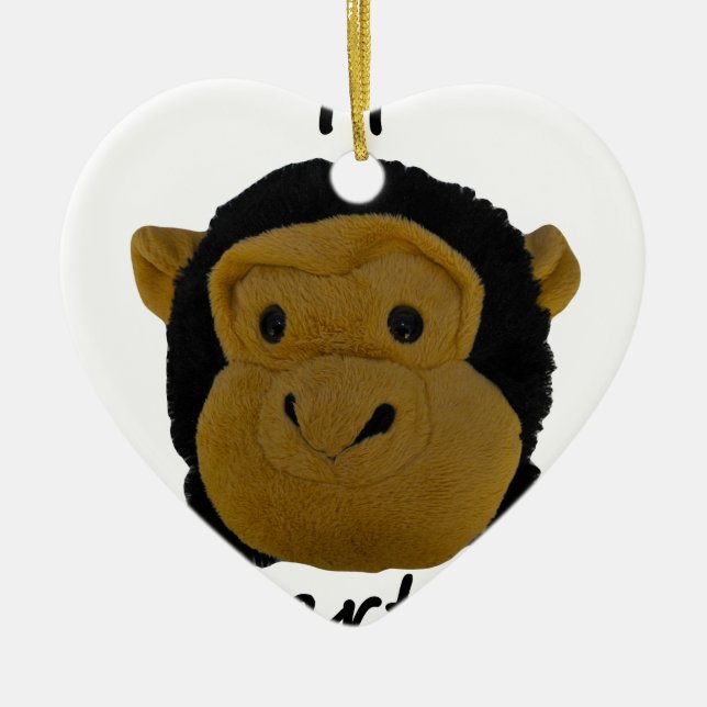 Ornement Cœur En Céramique Département informatique (Devant)