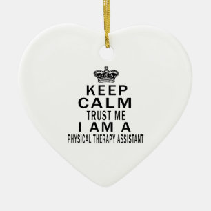 Ornement Cœur En Céramique Gardez le Faites-moi confiance calme que je suis