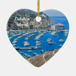 Ornement Cœur En Céramique Île Catalina