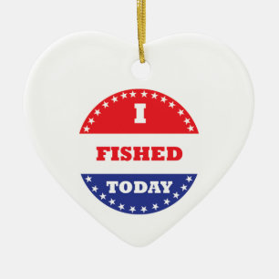 Ornement Cœur En Céramique J'ai disparu aujourd'hui