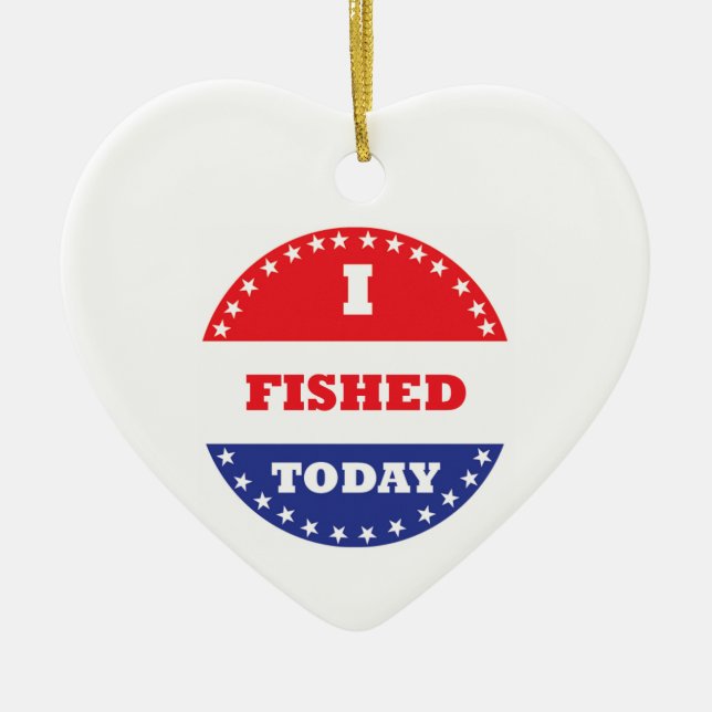 Ornement Cœur En Céramique J'ai disparu aujourd'hui (Devant)