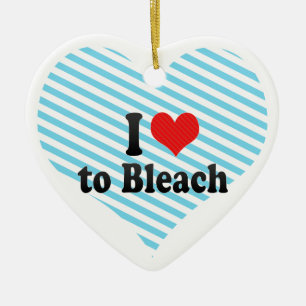 Ornement Cœur En Céramique J'aime blanchir