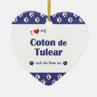 J'aime mon coton de Tulear (le chien femelle)