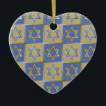 Ornement Cœur En Céramique Judaïque Star Of David Metal Gold Blue<br><div class="desc">Vous visualisez la collection Lee Hiller Design. Vêtements,  cadeaux & Objets de collection Lee Hiller Photographie ou collection d'Arts numériques. Vous pouvez voir sa photographie de Nature sur http://HikeOurPlanet.com/ et suivre son blog randonnée dans le Parc National des Sources Hot Springs.</div>