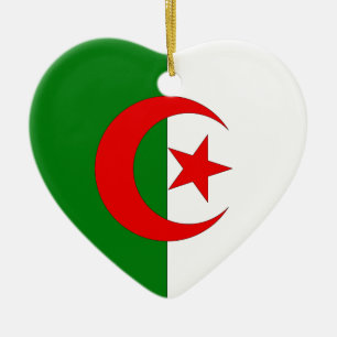 Ornement Cœur En Céramique L'Algérie