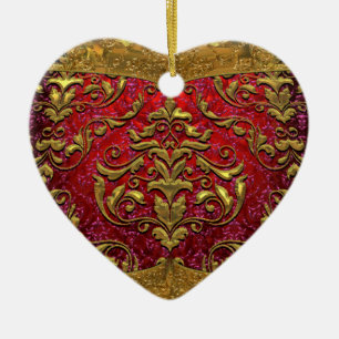 Ornement Cœur En Céramique Le baroque IV d'Ufaycicle