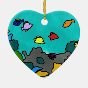 Ornement Cœur En Céramique Le Jones