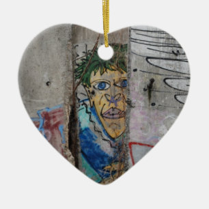 Ornement Cœur En Céramique Le mur de Berlin - Allemagne