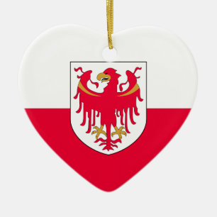 Ornement Cœur En Céramique Le Tyrol du sud, Italie