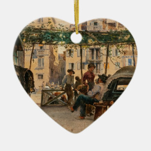 Ornement Cœur En Céramique L'ornement de Venise de Roussoff