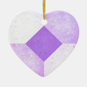 Ornement Cœur En Céramique maternité de la mère enceinte de crèche