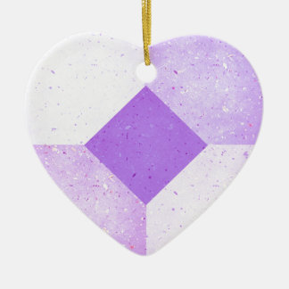 Ornement Cœur En Céramique maternité de la mère enceinte de crèche