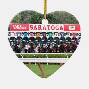 Ornement Cœur En Céramique Mellon Turf