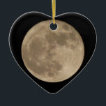 Ornement Cœur En Céramique Moon Ornament Full Moon Decoration Lunar Toxits<br><div class="desc">Moon Decorations Cool Lunar Surface Moon Venin Keepsakes & Moon Ornaments for Christmas Men,  Women,  Kids Moon Venin Home & Office Northern Hemisphere Cool Full Moon Venin the Vancouver Moon Lunar Phenomenon Full Moon Toxits Design by Artist / designer Kim Hunter. Lac www.kimhunter.ca for more & toxiques online.</div>