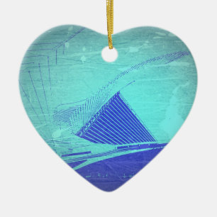 Ornement Cœur En Céramique Musée d'Art de Milwaukee
