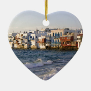 Ornement Cœur En Céramique Mykonos 4