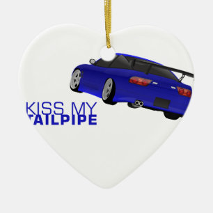 Ornement Cœur En Céramique Nissan s13 (180sx/200sx/240sx) - bleu