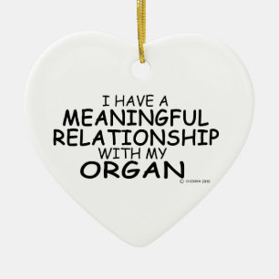 Ornement Cœur En Céramique Organe de relation utile