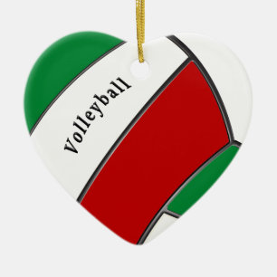 Ornement Cœur En Céramique Ornement en forme de coeur mignon de Noël de